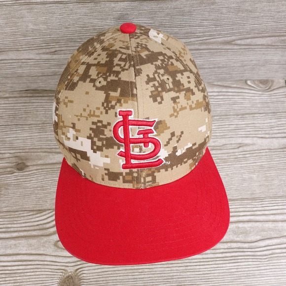 ST LOUIS CARDINALS LOGO DIGI CAMO MELONWEAR SNAPBACK BASEBALL HAT CAP - Picture 3 of 8